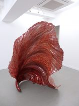 「赤のMotion」漆、螺鈿 H200×W150×D100cm 2024