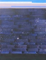 「宙」水彩、紙、パネル　P15（65.2×50cm）