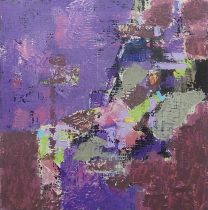 「知覚の庭」油彩、キャンバス　50×45cm　2023