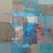 「知覚の庭」油彩、キャンバス　50×45cm　2023