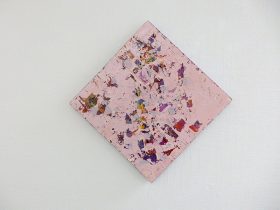 「知覚の庭」油彩、キャンバス　50×45cm　2023