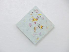 「知覚の庭」油彩、キャンバス　50×45cm　2023