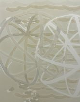 「connection with fiction」スクリーンプリント、紙　650×600mm　2024