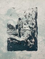 「冒険」リトグラフ、油性インク、アルデバラン　268×185mm　2025