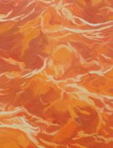 「No.1051 河波」キャンバスに油彩　F6（31.8×41cm）　2025