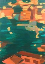 「No.1034 夜景」キャンバスに油彩　F100（162×130cm）　2024