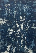 「眠る人」エッチング　36.5×25cm　2023