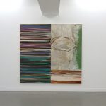 「木蓮」顔料、画仙紙、膠、アクリルメディウム　175×180cm　2025