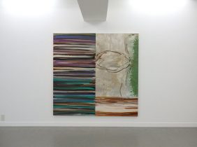 「木蓮」顔料、画仙紙、膠、アクリルメディウム　175×180cm　2025