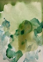 「ドローイング25-d9」紙にアクリル　15.7×22.6cm　2025