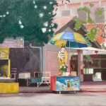 「ハーモニー_2」キャンバス、油彩、木炭、パステル、色鉛筆　910×1167mm (F50)　2025