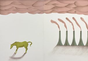 「道案内 #1」1050×750mm　2025