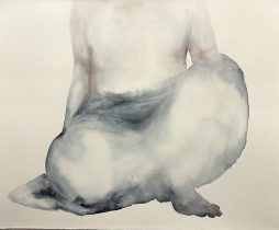 「にわさき-2」水彩、紙　85×70cm　2025