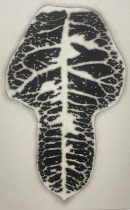 「星ノ路」墨、雁皮紙、鉛筆、木製パネル　26×16cm　2025