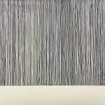 「wave」墨、雁皮紙　32×32cm　2025