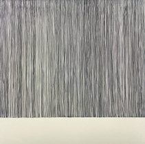 「wave」墨、雁皮紙　32×32cm　2025