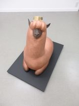 「アルパカにゆれるや」銅　