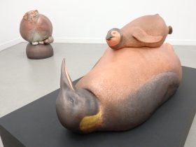 「福々-fuku fuku-」銅、金箔