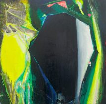 「Speculum 鏡」oil on canvas　91×91cm　2025