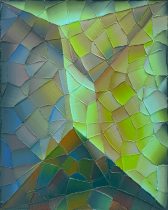 「エメラルドとして B」油彩、キャンバス　273×220mm(F3)　2025