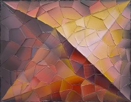 「アメジストとしてB」油彩、キャンバス　273×220mm(F3)　2025