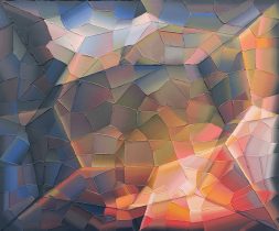 「ピンクサファイアとして A」油彩、キャンバス　727×606mm(F20)　2025