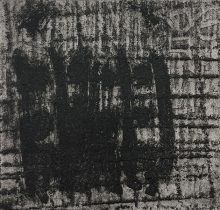 「ieatsume / natsuka 2025 -39」　銅版画　100×100mm　2025